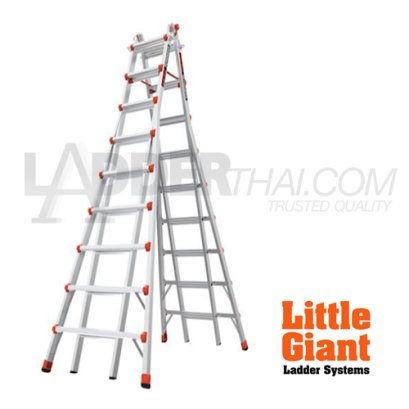 LG10121 (21 ฟุต) บันไดอลูมิเนียม Skyscraper MXZ 21 LITTLE GIANT